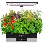 Smart Hydroponic Indoor Herb Garden with Grow Lights