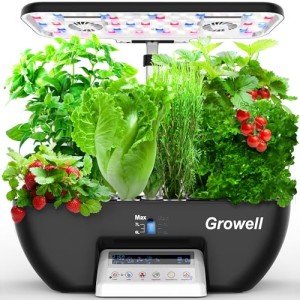 Growell Hydroponics Indoor Herb Garden System