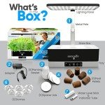 Smart Hydroponic Indoor Herb Garden with Grow Lights