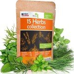 15 Herb Seed Pack for Indoor or Outdoor Gardens