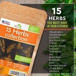15 Herb Seed Pack for Indoor or Outdoor Gardens