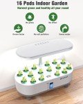 Smart Indoor Hydroponics Garden Kit with LED Light