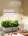 URUQ 12-Pod Hydroponic Indoor Garden with LED Light