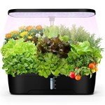 Indoor Hydroponic Garden with LED Grow Light
