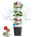 Vertical Hydroponics Indoor Garden with Pump, 30 Plants
