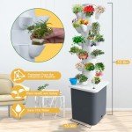 Vertical Hydroponics Indoor Garden with Pump, 30 Plants