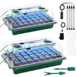 Indoor Seed Starter Kits with Grow Light 80 Cells