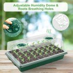 Indoor Seed Starter Kits with Grow Light 80 Cells