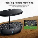 Smart Hydroponic Indoor Garden System with LED Grow Light