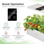 SUNCOZE Hydroponics Indoor Herb Garden Kit