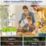 WiFi-Controlled Hydroponic Indoor Garden System
