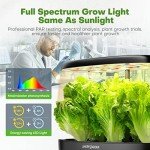 Smart Hydroponic Indoor Garden System with LED Grow Light