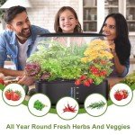 Automatic Hydroponic Indoor Garden Kit with LED Light