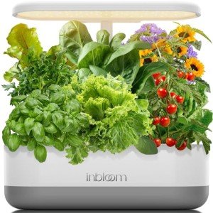 inBloom Hydroponic Indoor Garden with LED Grow Light