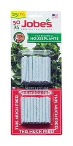 Indoor Plant Fertilizer Spikes, 50-Pack