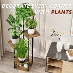 5-Tier Metal Plant Stand for Indoor Spaces