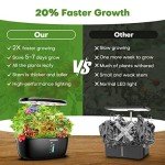Smart Hydroponic Indoor Garden System with LED Grow Light