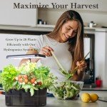 Smart Indoor Herb Garden with LED Grow Light