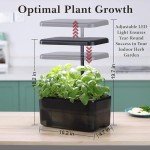 Smart Indoor Herb Garden with LED Grow Light