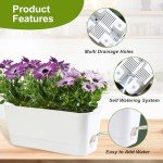 Self-Watering Herb Garden Planter Kit - 2 Pack
