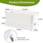 Self-Watering Herb Garden Planter Kit - 2 Pack