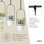 Umbra Triflora Set: 3 Hanging Indoor Planters