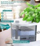 Misting Hydroponic Herb Garden Kit with Grow Light