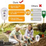 Aenncci 3-in-1 Soil Test Kit for Gardens