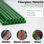 Adjustable Plant Stakes with Clips - 16 pcs Set