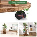 GEEBOBO 5-Tier Indoor Plant Stand - Walnut