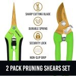 Pruning Shears & Gardening Scissors Set - 7”
