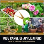 Pruning Shears & Gardening Scissors Set - 7”