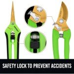 Pruning Shears & Gardening Scissors Set - 7”