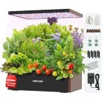 SUNCOZE 20-Pod Hydroponics Indoor Herb Garden Kit