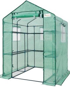 Durable Outdoor Garden Sheltering with 14 Shelves