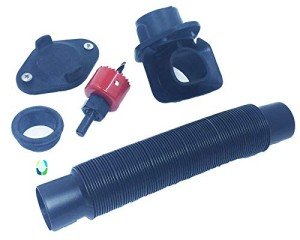 DIY Rain Barrel Diverter Parts for Downspouts