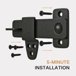 Rustic Flip & Pull Door Hook for Cabinets