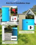 DIY Rain Barrel Diverter Parts for Downspouts