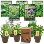 Indoor Heirloom Herb Garden Kit with Seeds