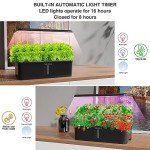 MUFGA 18-Pod Hydroponic Herb Garden with LED Light