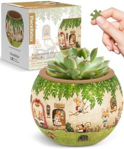 PieceRelax 3D Puzzle Planter for Indoor Plants
