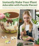PieceRelax 3D Puzzle Planter for Indoor Plants