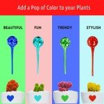 Little Green Leaf Watering Globes for Plants (4pk)