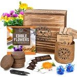 Edible Flower Seed Starter Kit for Indoor Gardening