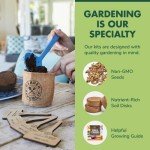 Edible Flower Seed Starter Kit for Indoor Gardening