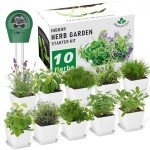 Indoor Herb Garden Starter Kit with 10 Varieties