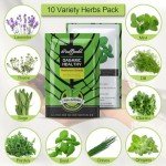 Indoor Herb Garden Starter Kit with 10 Varieties