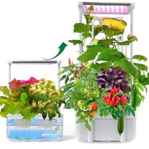 Smart Hydroponic Garden Kit with LED Light