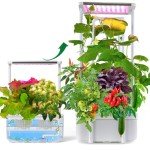 Smart Hydroponic Garden Kit with LED Light
