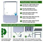 Smart Hydroponic Garden Kit with LED Light